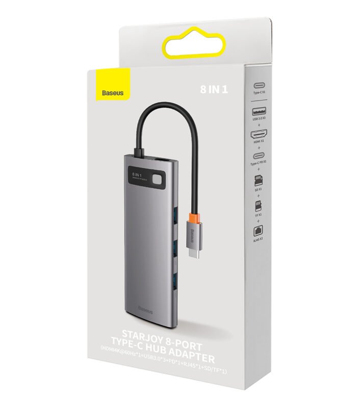 Baseus Hub Type-C 6 in 1 HDMI4K 60Hz StarJoy 6-Port Multi-functional Hub Update Version