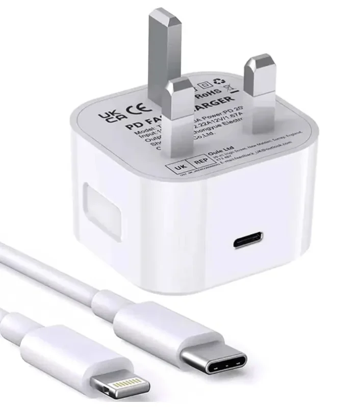 iPhone 14 Pro Max 20W USB-C Power Adapter USB-C to Lightning Cable For iPhone 14 13 12 11 Pro XR XS